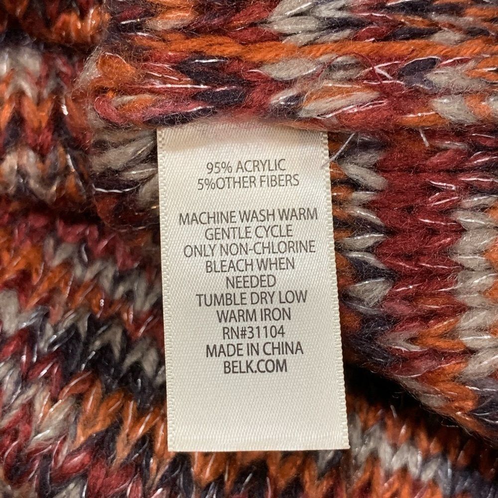 New Directions Plus Variegated Turtleneck Sweater - Picture 3 of 5